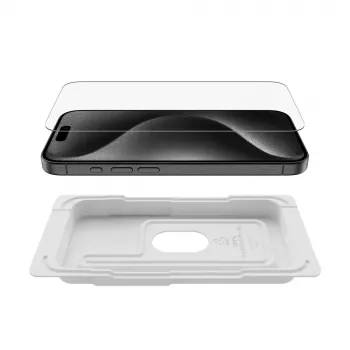 Apsauginis stiklas Belkin OVA159HQ, iPhone 16 Pro, antibakterinis