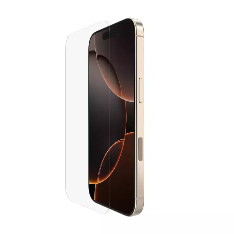 Apsauginis stiklas Belkin OVA159HQ, iPhone 16 Pro, antibakterinis