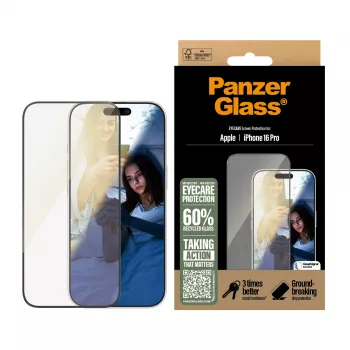 PanzerGlass EyeCare ekrano apsauga iPhone '24 6,3 colio Pro Ultra-Wide Fit