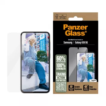PanzerGlass ® Ekrano apsauga Samsung Galaxy A36 5G | Ultra-Wide Fit