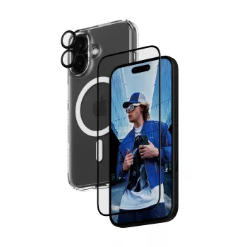 3-in-1 apsaugos rinkinys PanzerGlass iPhone '24 6.1 colio