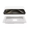 Belkin ScreenForce apsauginis stiklas iPhone 15 Pro, atsparus smūgiams ir įbrėžimams