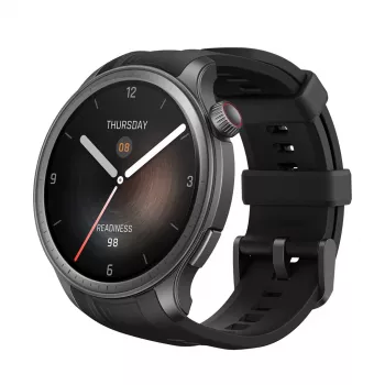 Amazfit Balance 3.81 cm (1.5 colio) AMOLED 46 mm Skaitmeninis 480 x 480 pikselių Liečiamas ekranas Juodas Wi-Fi GPS (palydovas)