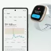 Išmanusis laikrodis Fitbit Sense 2 skaitmeniniu liečiamuoju ekranu juodas