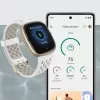 Išmanusis laikrodis Fitbit Sense 2 skaitmeniniu liečiamuoju ekranu juodas
