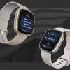 Išmanusis laikrodis Fitbit Sense 2 skaitmeniniu liečiamuoju ekranu juodas