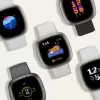 Išmanusis laikrodis Fitbit Sense 2 skaitmeniniu liečiamuoju ekranu juodas