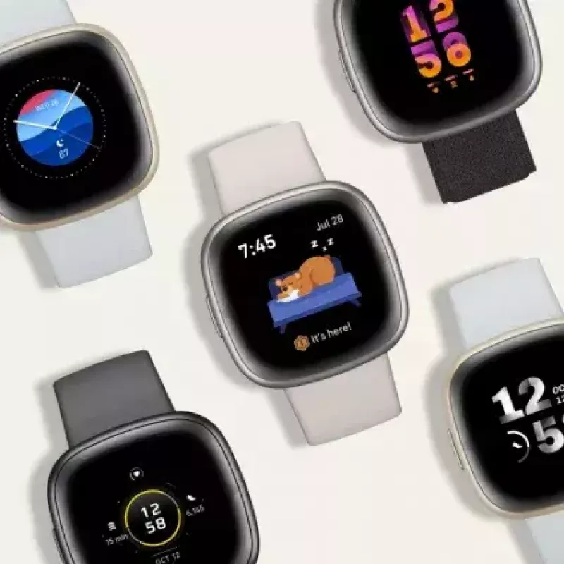 Išmanusis laikrodis Fitbit Sense 2 skaitmeniniu liečiamuoju ekranu juodas