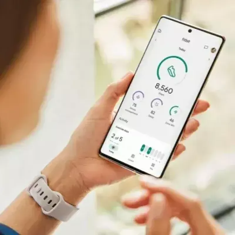 Išmanusis laikrodis Fitbit Sense 2 skaitmeniniu liečiamuoju ekranu juodas