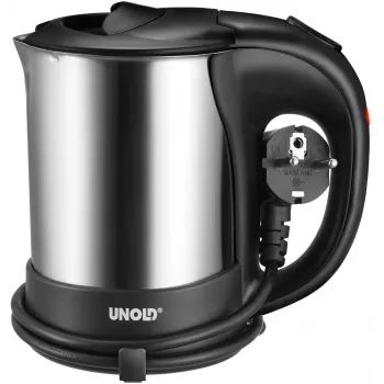 Unold 18575 kelioninis virdulys 0,5 L 1000 W nerūdijantis plienas, juoda