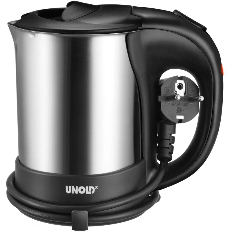 Unold 18575 kelioninis virdulys 0,5 L 1000 W nerūdijantis plienas, juoda
