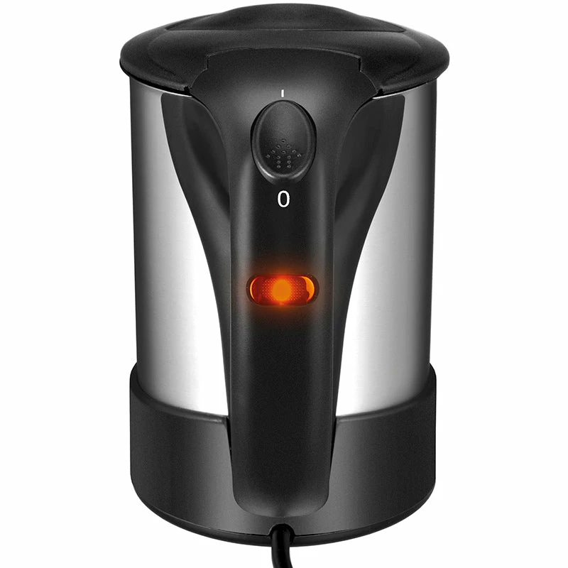 Unold 18575 kelioninis virdulys 0,5 L 1000 W nerūdijantis plienas, juoda