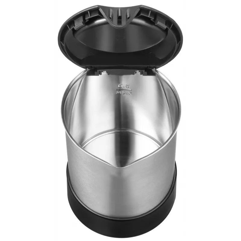 Unold 18575 kelioninis virdulys 0,5 L 1000 W nerūdijantis plienas, juoda