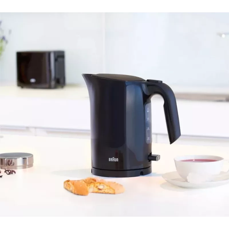 Braun PurEase WK 3000 BK elektrinis virdulys 1 L 2200 W juodas