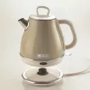 Ariete 2868 Vintage 1 L elektrinis virdulys iš nerūdijančio plieno arbatžolėms, arbatai ir vaistažolių gėrimams, automatinis išsijungimas, ergonomiška rankena, 1 l, 1600 W, šviesiai smėlinė