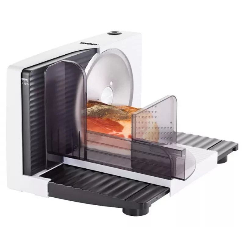 Unold 78860 elektrinė pjaustyklė 100 W, balta, juoda, plastikas, nerūdijantis plienas