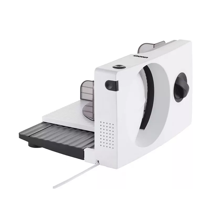 Unold 78860 elektrinė pjaustyklė 100 W, balta, juoda, plastikas, nerūdijantis plienas