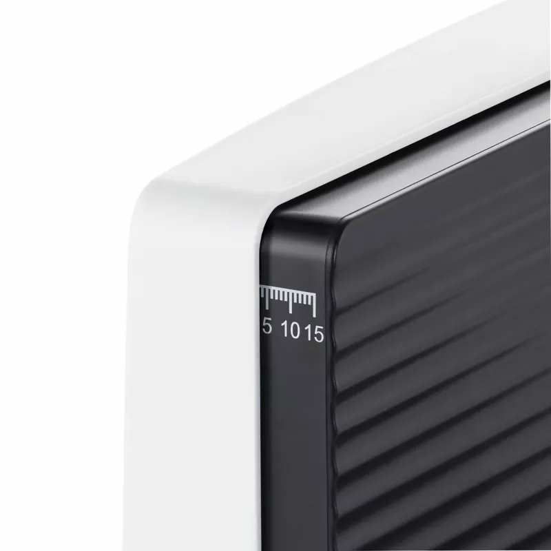 Unold Curve Silver elektrinė pjaustyklė, 100 W, 17 cm nerūdijančio plieno pjūklinis peilis, reguliuojamas pjovimo storis 0–15 mm, sulankstoma, BPA-free