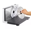 Unold Curve Silver elektrinė pjaustyklė, 100 W, 17 cm nerūdijančio plieno pjūklinis peilis, reguliuojamas pjovimo storis 0–15 mm, sulankstoma, BPA-free