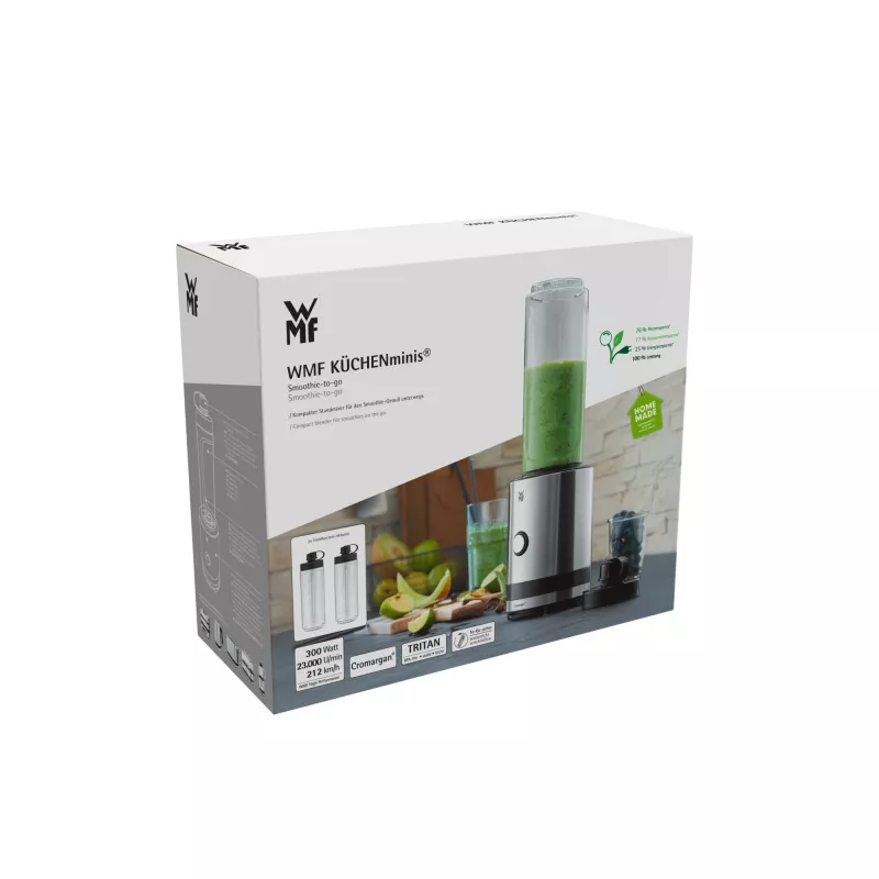 Stalinis blenderis WMF KITCHENminis 0416500011, 0,6 L, 300 W, nerūdijantis plienas
