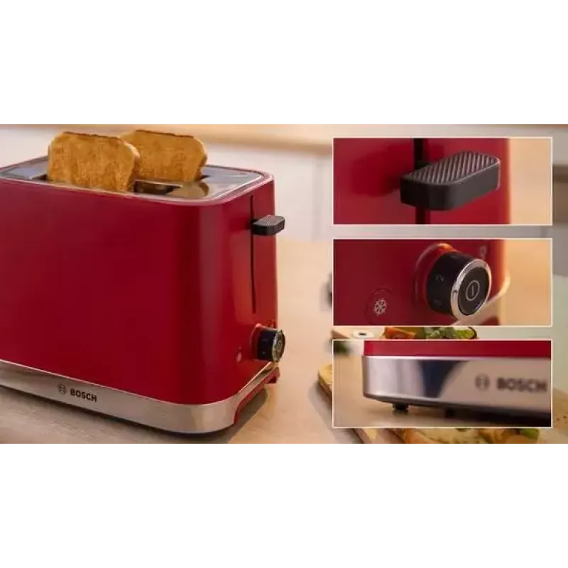 Skrudintuvas Bosch TAT4M224 2 riekės 950 W Raudonas nerūdijantis plienas