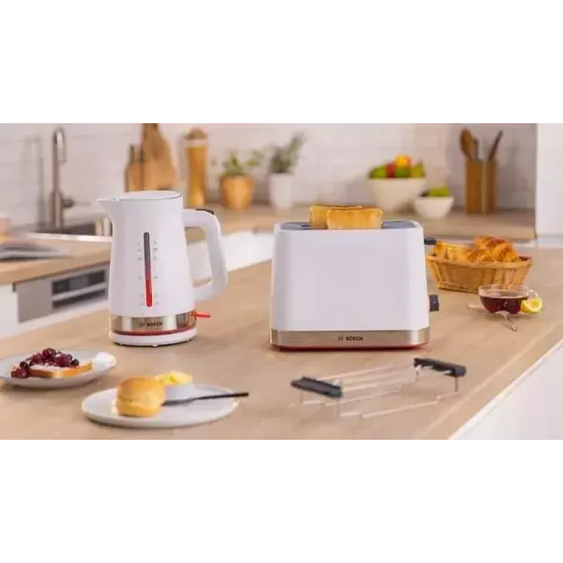 Skrudintuvas Bosch TAT4M221 2 griežinėliai 950 W Baltas Nerūdijantis Plienas