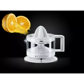 Braun TributeCollection CJ 3000 elektrinė citrusų spauda 0,35 l 20 W permatoma, balta