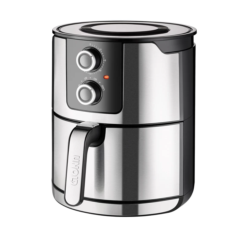Unold 58655 Double karšto oro gruzdintuvė 5 L 1400 W juoda, nerūdijantis plienas