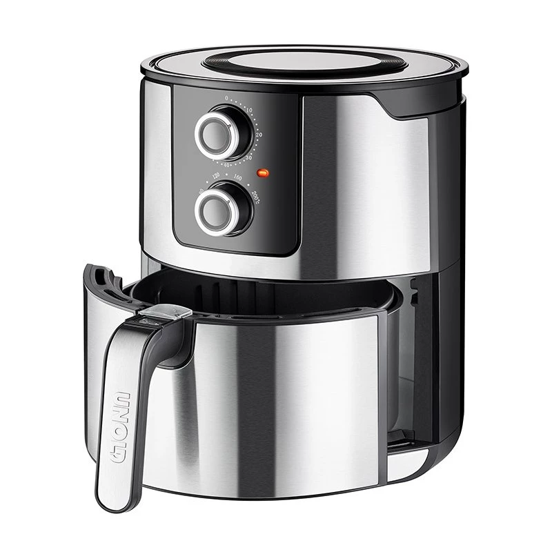 Unold 58655 Double karšto oro gruzdintuvė 5 L 1400 W juoda, nerūdijantis plienas