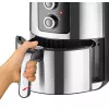 Unold 58655 Double karšto oro gruzdintuvė 5 L 1400 W juoda, nerūdijantis plienas