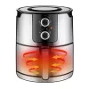 Unold 58655 Double karšto oro gruzdintuvė 5 L 1400 W juoda, nerūdijantis plienas