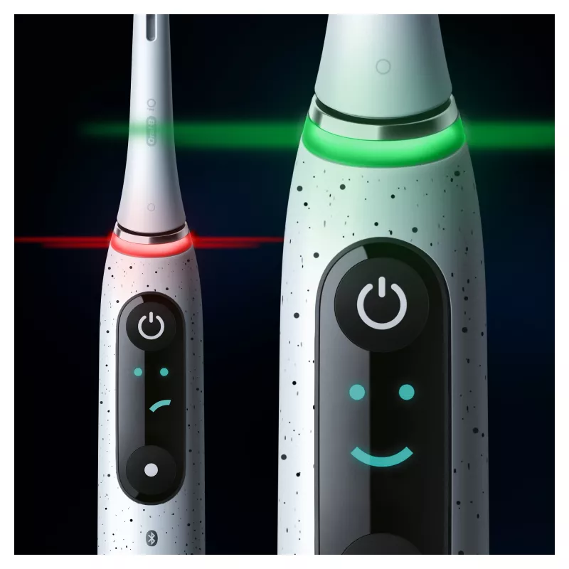 Oral-B iO Series 10 suaugusiųjų besisukantis-osciliuojantis dantų šepetėlis Baltas