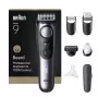 Braun BeardTrimmer 9 BT9520 barzdos ir plaukų kirpimo mašinėlė, baterija, 0,5–20 mm, šlapiam ir sausam naudojimui, juoda/pilka