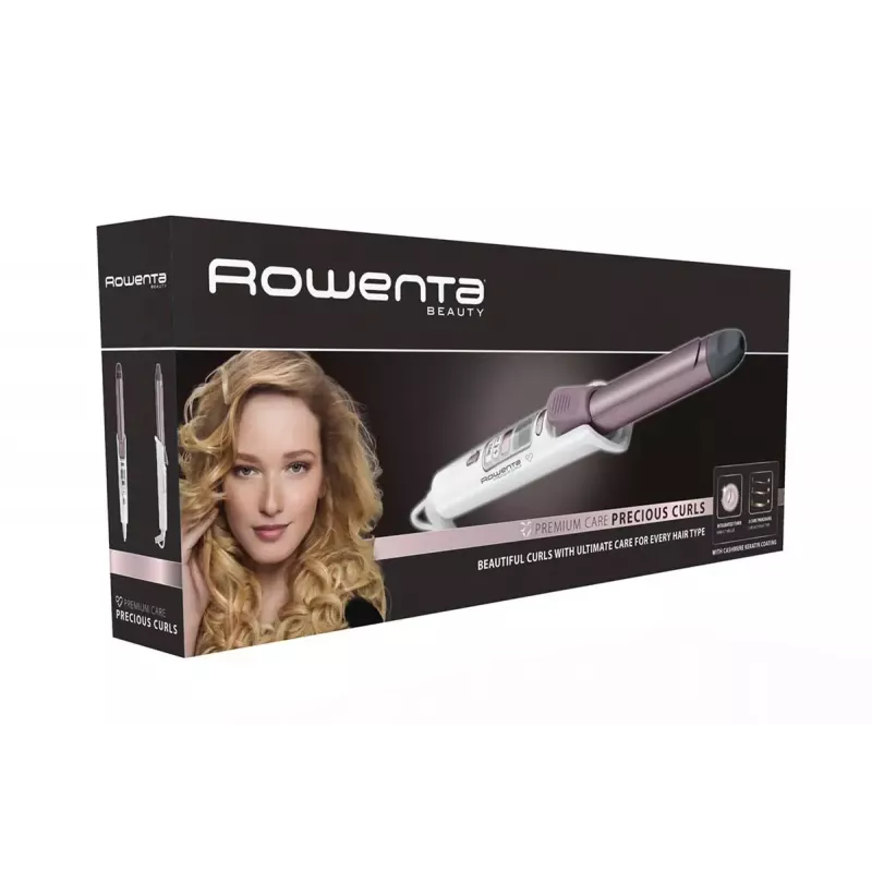 Rowenta CF3460 garbanojimo žnyplės Warm Black, Pink, White 1.8 m