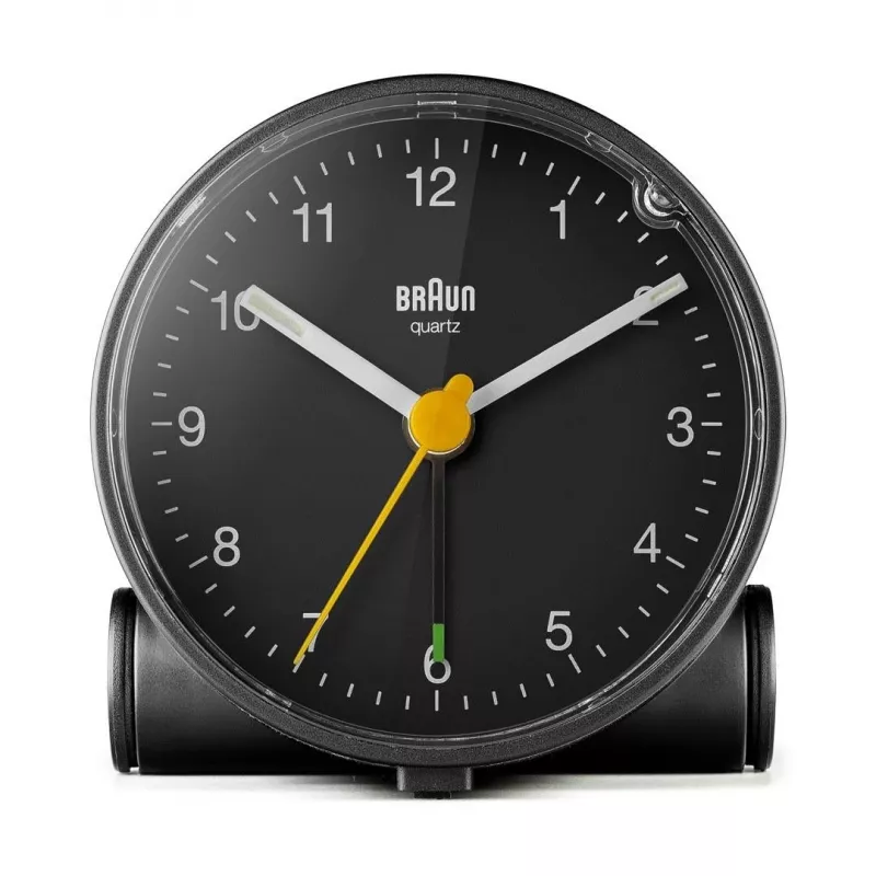 Braun BC01B kvarcinis analoginis žadintuvas juodas