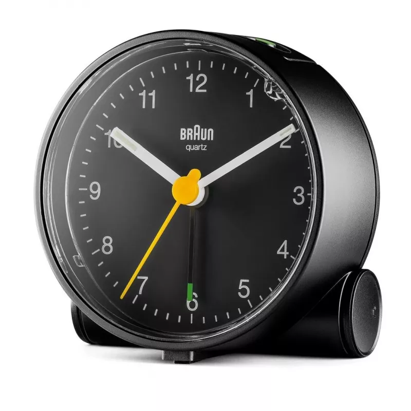 Braun BC01B kvarcinis analoginis žadintuvas juodas