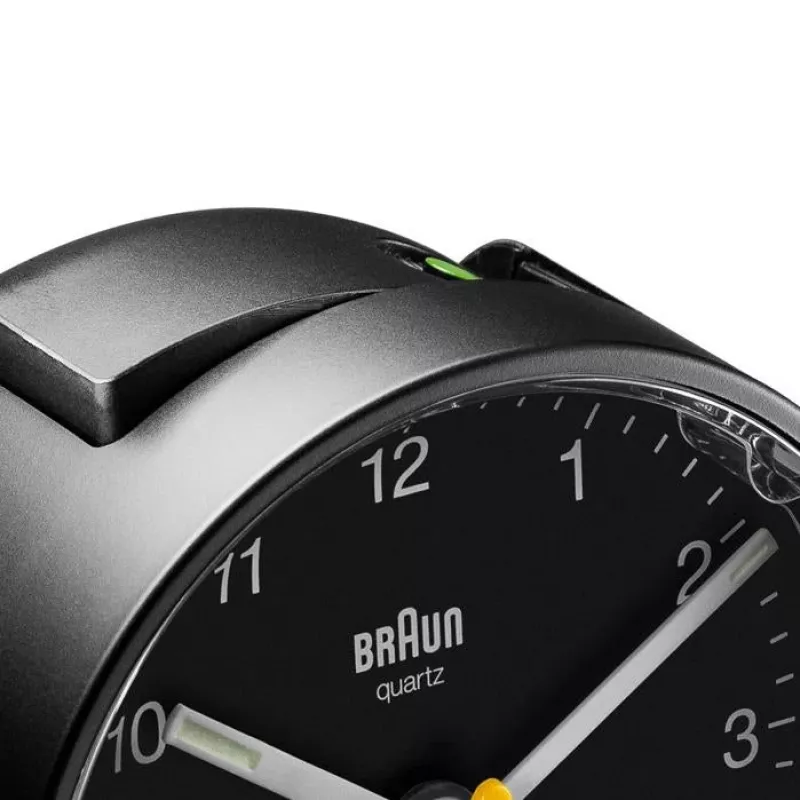 Braun BC01B kvarcinis analoginis žadintuvas juodas