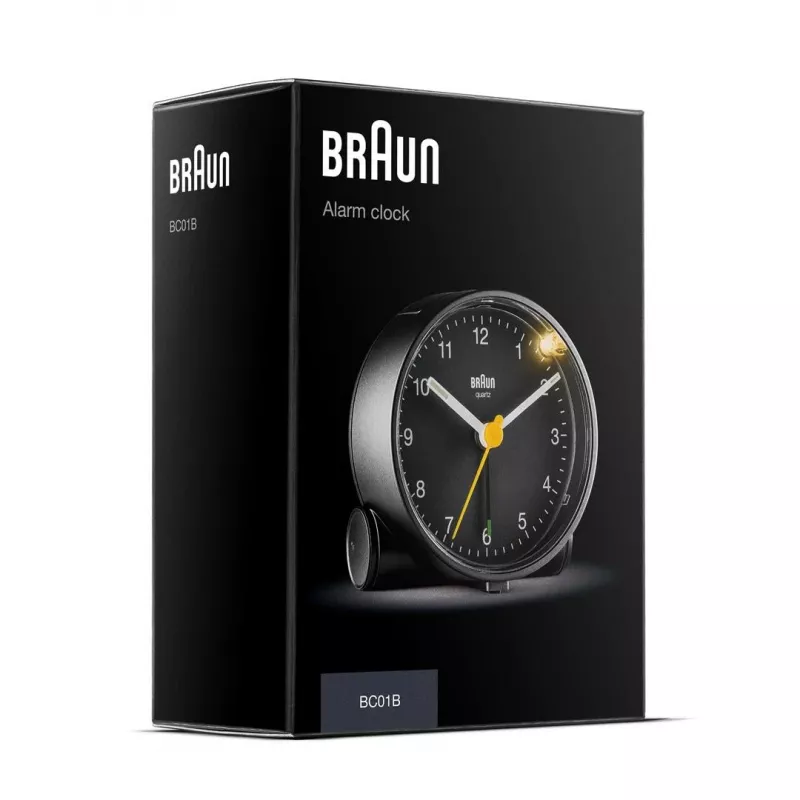 Braun BC01B kvarcinis analoginis žadintuvas juodas