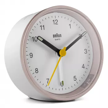 Braun BC12 kvarcinis žadintuvas rožinis, baltas