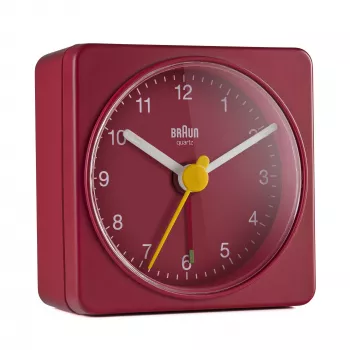 Braun BC02R signalinis laikrodis Kvarcinis signalinis laikrodis Raudonas