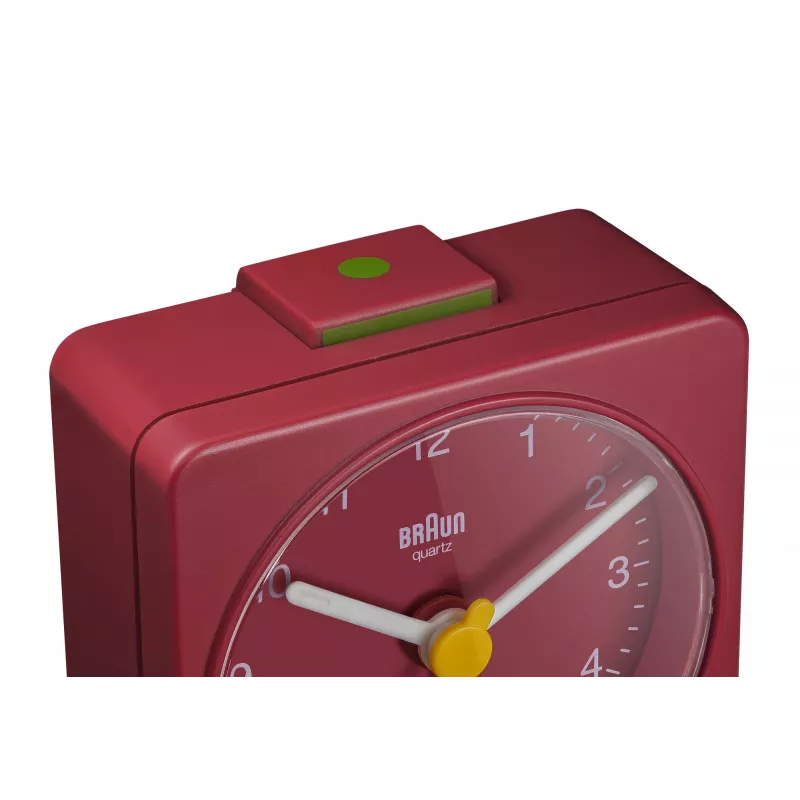Braun BC02R signalinis laikrodis Kvarcinis signalinis laikrodis Raudonas