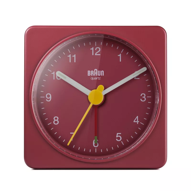 Braun BC02R signalinis laikrodis Kvarcinis signalinis laikrodis Raudonas