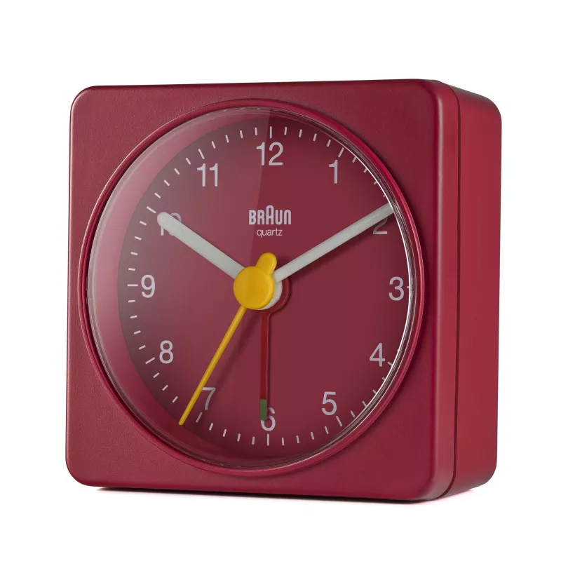 Braun BC02R signalinis laikrodis Kvarcinis signalinis laikrodis Raudonas