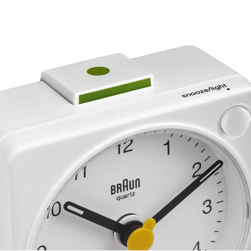 Braun BC02XW kvarcinis žadintuvas Baltas