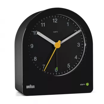 Braun BC22 kvarcinis žadintuvas juodas, geltonas