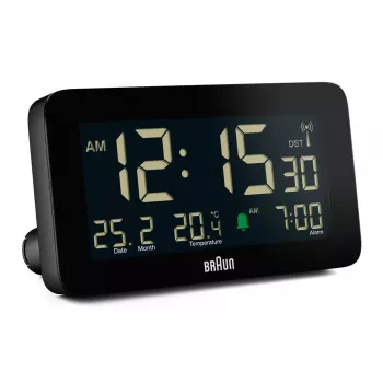 BRAUN BC10 skaitmeninis žadintuvas juodas