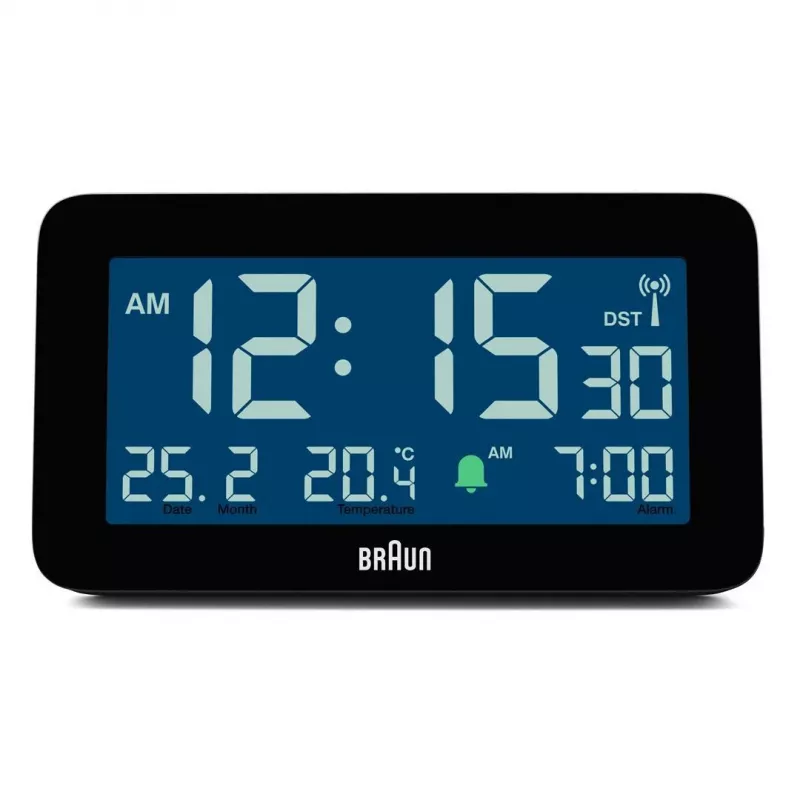BRAUN BC10 skaitmeninis žadintuvas juodas