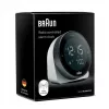 Braun BC24W-DCF radijo valdomas laikrodis sieninis/stalinis Baltas