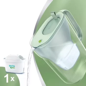 Brita 1052237 2,4 L žalias permatomas ąsotis vandens filtravimui