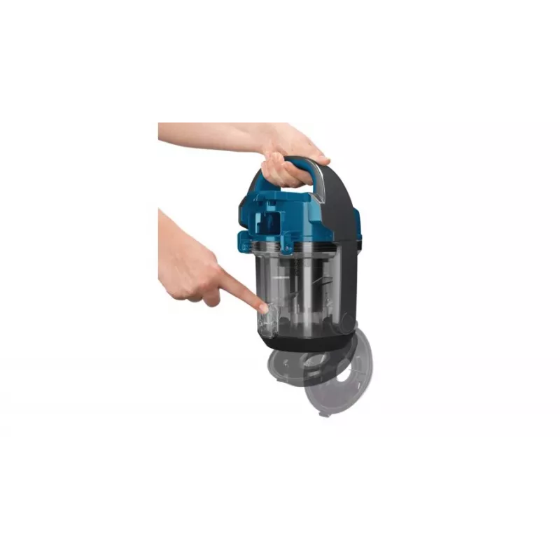 Cikloninis dulkių siurblys Bosch BGS05A220 700 W be maišelio 1,5 l, teleskopinis nerūdijančio plieno vamzdis, plaunamas EPA filtras